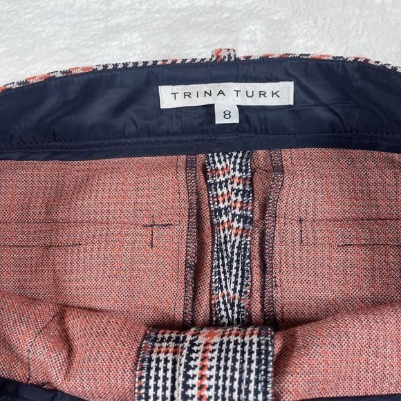 Women's Trina Turk Dress Pants Cotton Blend Size 8 - Picture 4 of 6